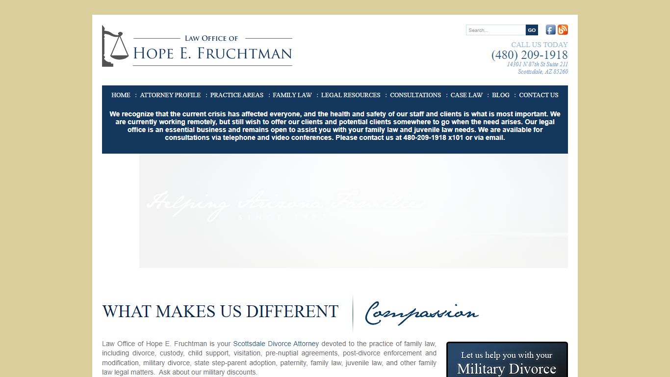 Scottsdale Divorce Attorney | Law Firm of Hope E. Fruchtman